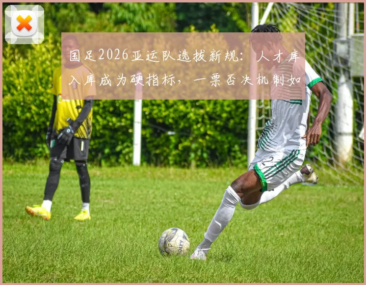 国足2026亚运队选拔新规:人才库入库成为硬指标,一票否决机制如何影响球员命运